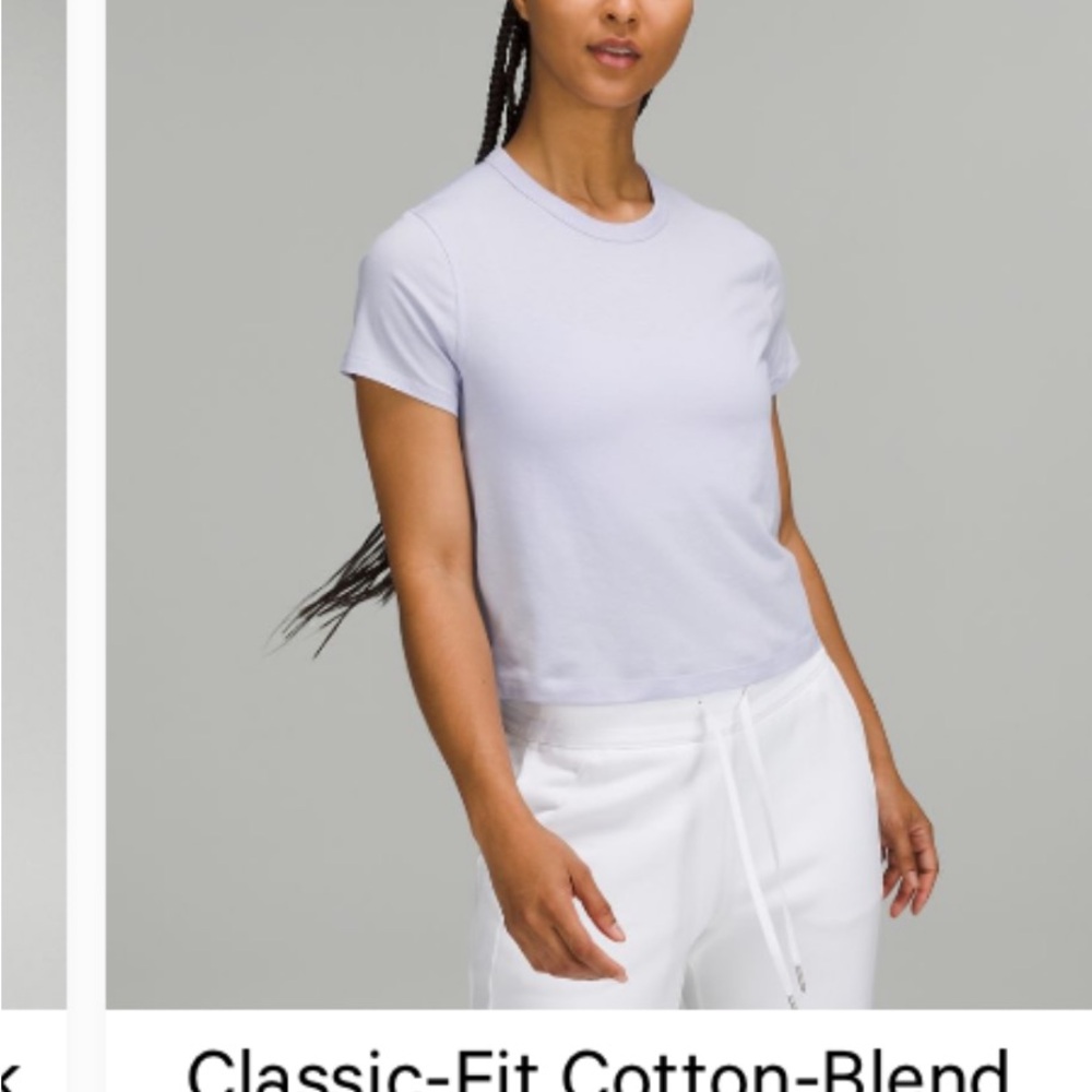 lululemon athletica Short Sleeve Tee - Light Purple